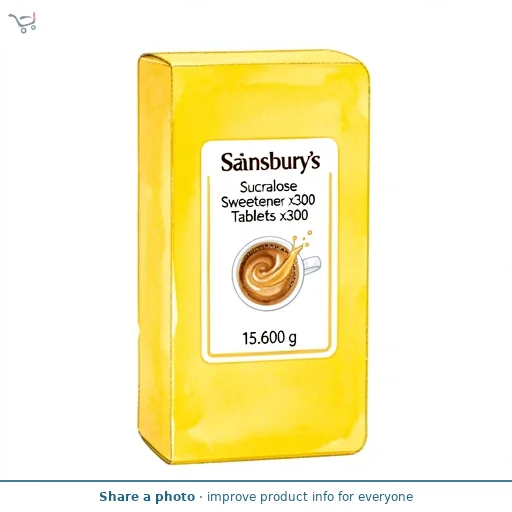 Sainsbury's Sucralose Sweetener Tablets x300 15.6g