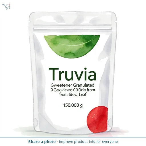 Truvia Sweetener Granulated 0 Calorie from Stevia Leaf 150g