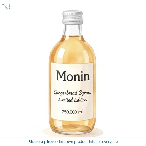 Monin Gingerbread Syrup, Limited Edition 250ml