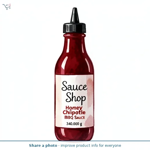 Sauce Shop Honey Chipotle BBQ Sauce 340g