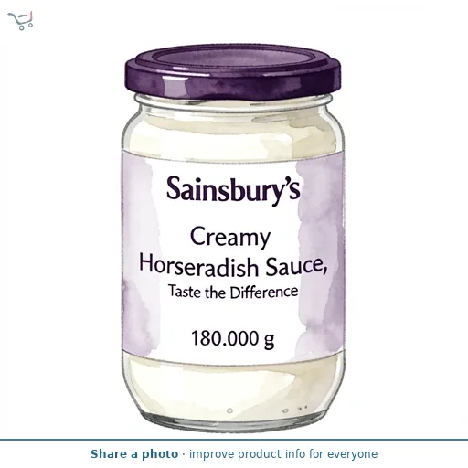 Sainsbury's Creamy Horseradish Sauce, Taste the Difference 180g