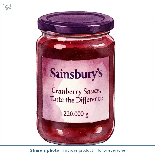 Sainsbury's Cranberry Sauce, Taste the Difference 220g