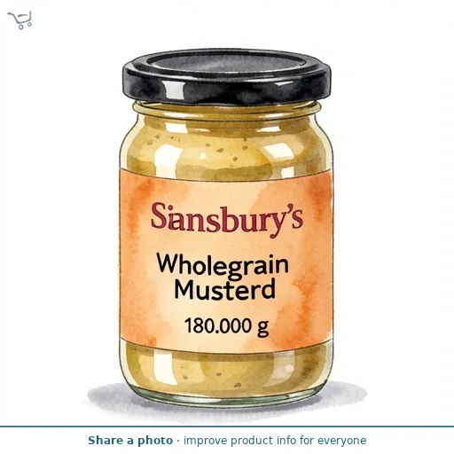 Sainsbury's Wholegrain Mustard 180g