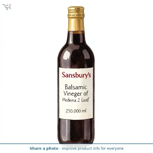 Sainsbury's Balsamic Vinegar of Modena 2 Leaf 250ml