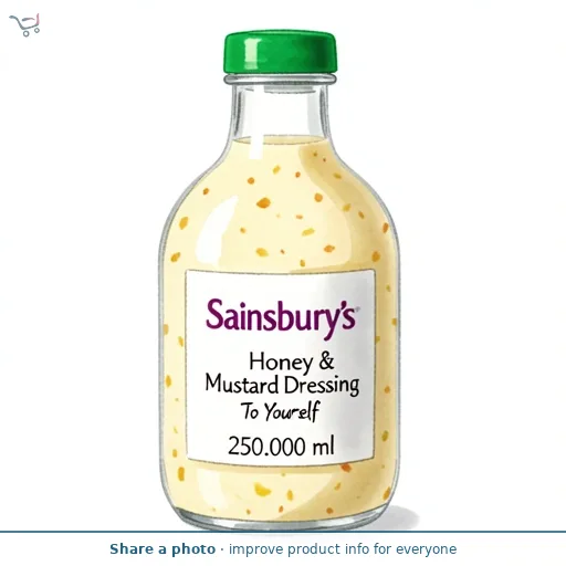 Sainsbury's Honey & Mustard Dressing, Be Good To Yourself 250ml
