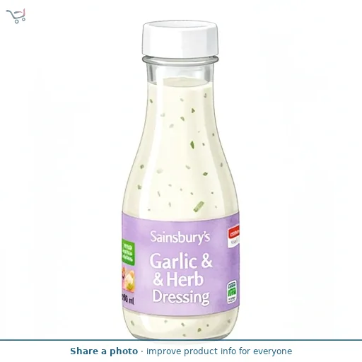 Sainsbury's Garlic & Herb Dressing 150ml