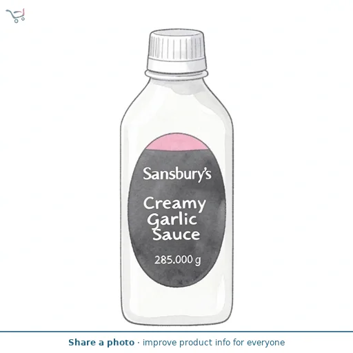 Sainsbury's Creamy Garlic Sauce 285g