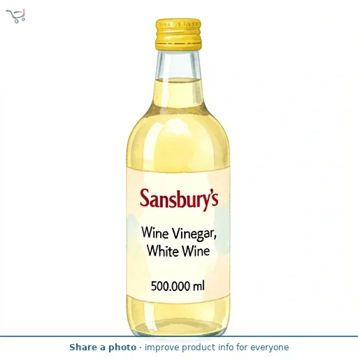 Sainsbury's Wine Vinegar, White Wine 500ml