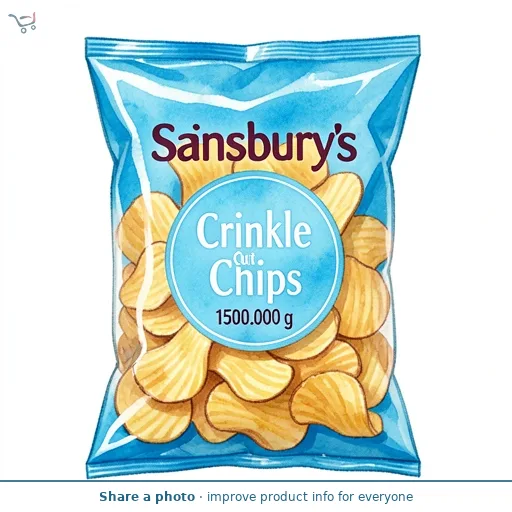 Sainsbury's Crinkle Cut Chips 1.5kg