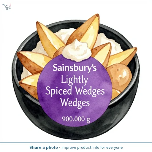 Sainsbury's Lightly Spiced Wedges 900g