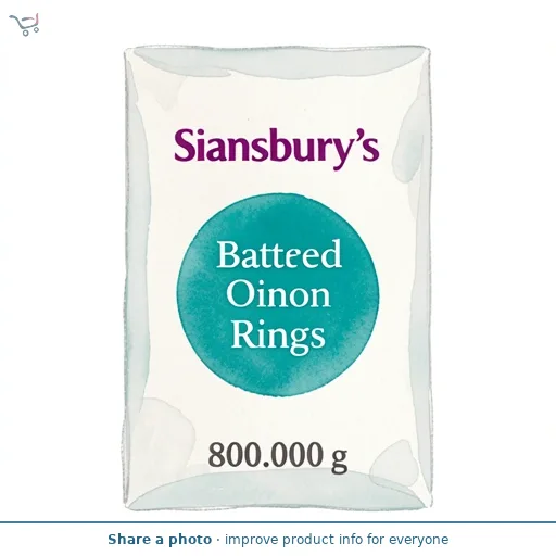 Sainsbury's Battered Onion Rings 800g