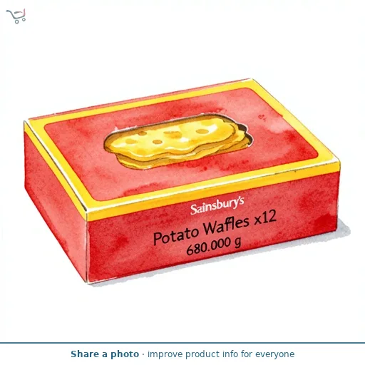 Sainsbury's Potato Waffles x12 680g