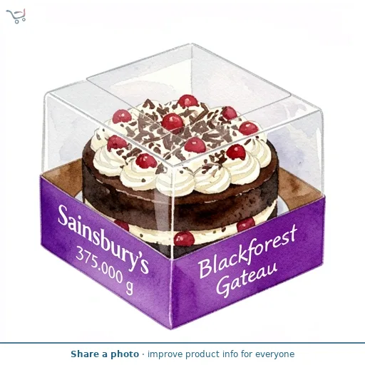 Sainsbury's Blackforest Gateau 375g