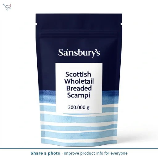 Sainsbury's Scottish Wholetail Breaded Scampi 300g