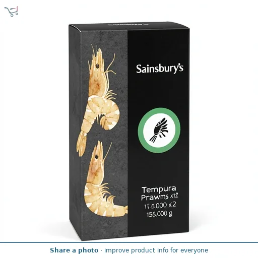 Sainsbury's Tempura Prawns x12 156g