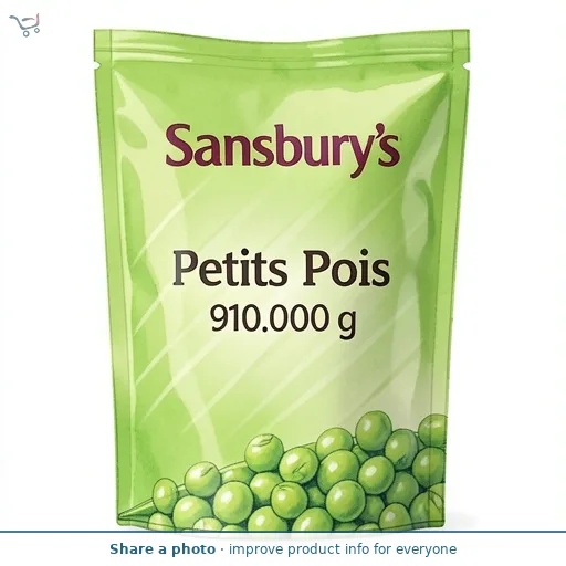 Sainsbury's Petits Pois 910g