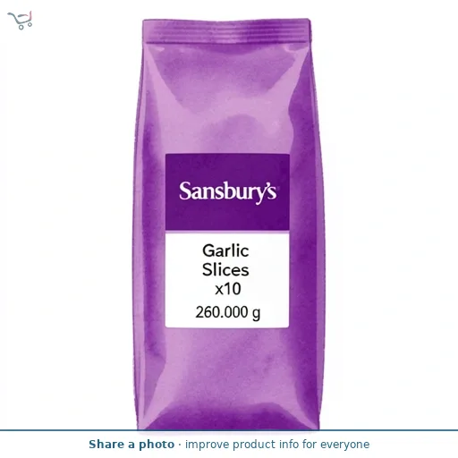 Sainsbury's Garlic Slices x10 260g