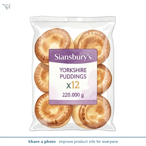Sainsbury's Yorkshire Puddings x12 220g