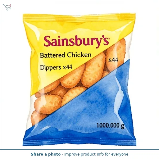 Sainsbury's Battered Chicken Dippers x44 1kg