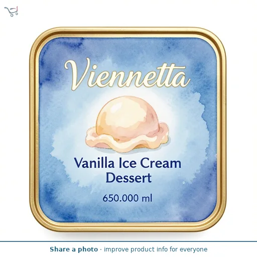 Viennetta Vanilla Ice Cream Dessert 650ml