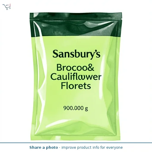 Sainsbury's Broccoli & Cauliflower Florets 900g