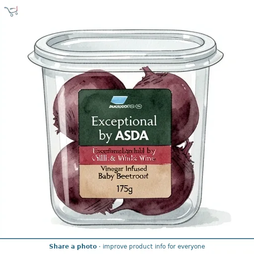 Exceptional by ASDA Exceptional by  Chilli & White Wine Vinegar Infused Baby Beetroot 175g