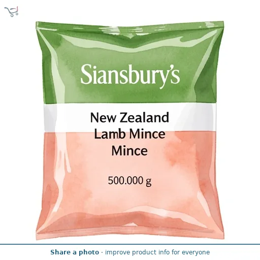 Sainsbury's New Zealand Lamb Mince 500g