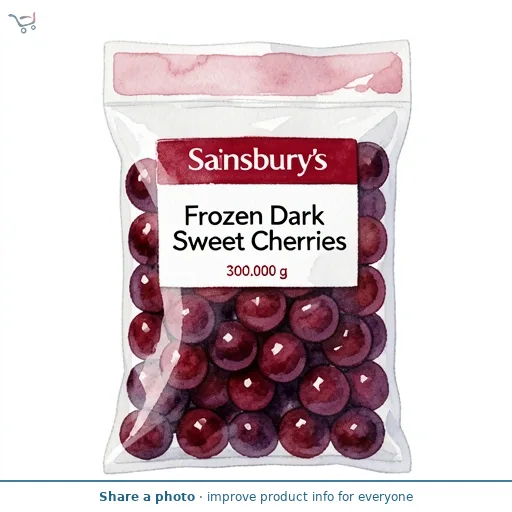 Sainsbury's Frozen Dark Sweet Cherries 300g