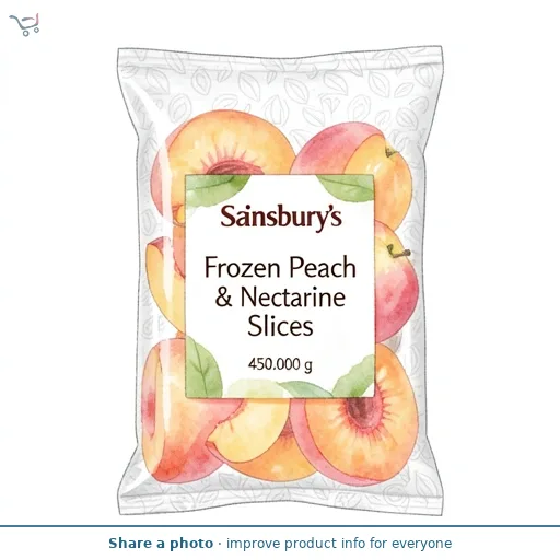 Sainsbury's Frozen Peach & Nectarine Slices 450g