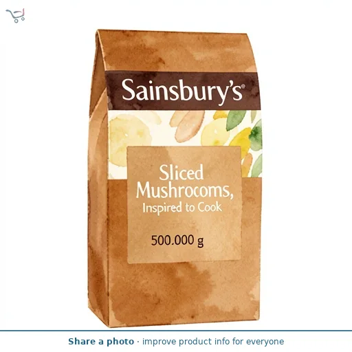 Sainsbury's Sliced Mushrooms, Inspired to Cook 500g