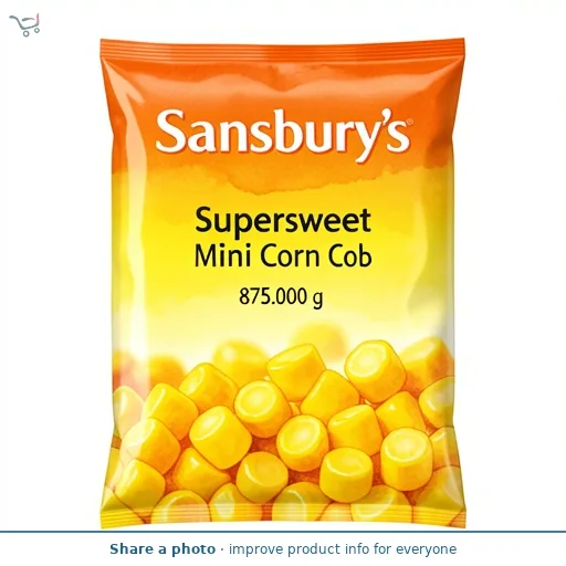Sainsbury's Supersweet Mini Corn Cobs 875g