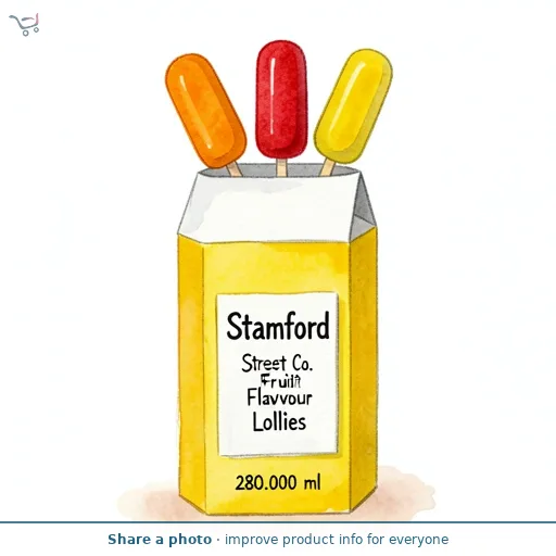 Stamford Street Co. Fruit Flavour Lollies 8x35ml