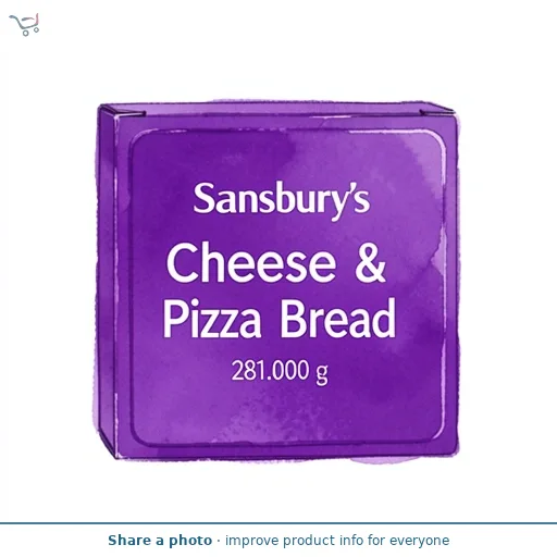 Sainsbury's Cheese & Garlic Pizza Bread 281g