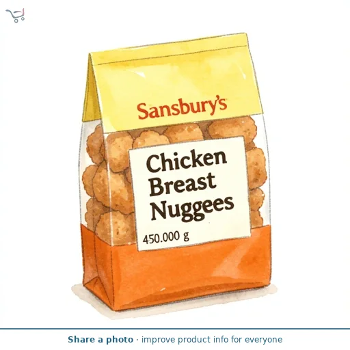 Sainsbury's Chicken Breast Nuggets 450g