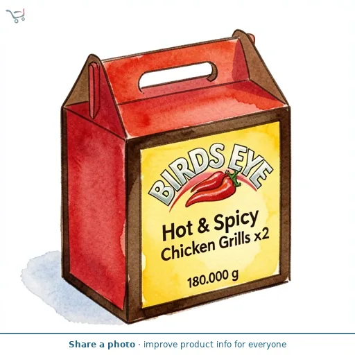 Birds Eye Hot & Spicy Chicken Grills x2 180g