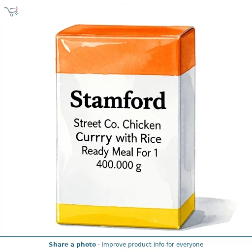 Stamford Street Co. Chicken Curry with Rice Ready Meal For 1 400g