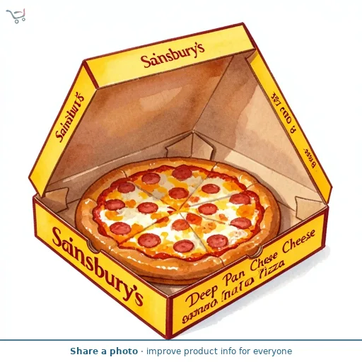 Sainsbury's Deep Pan Cheese & Tomato Pizza 387g
