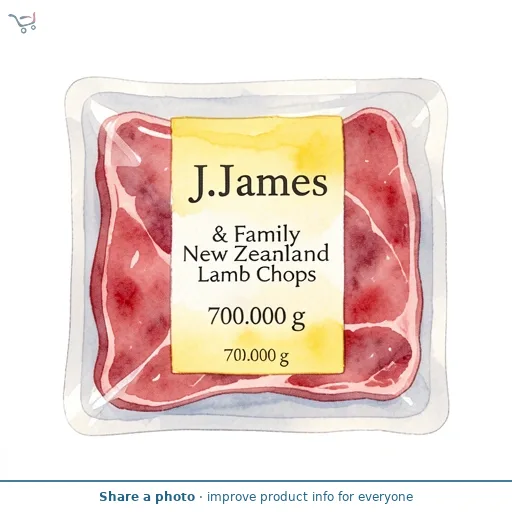 J.James & Family New Zealand Lamb Chops 700g