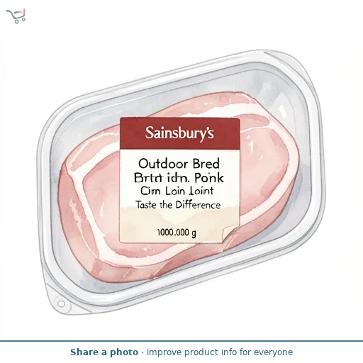 Sainsbury's Outdoor Bred British Pork Loin Joint, Taste the Difference 1kg