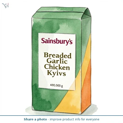 Sainsbury's Breaded Garlic Chicken Kyivs 490g