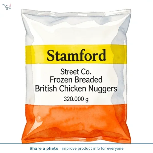Stamford Street Co. Frozen Breaded British Chicken Nuggets 320g
