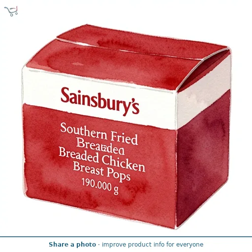 Sainsbury's Southern Fried Breaded Chicken Breast Pops 190g