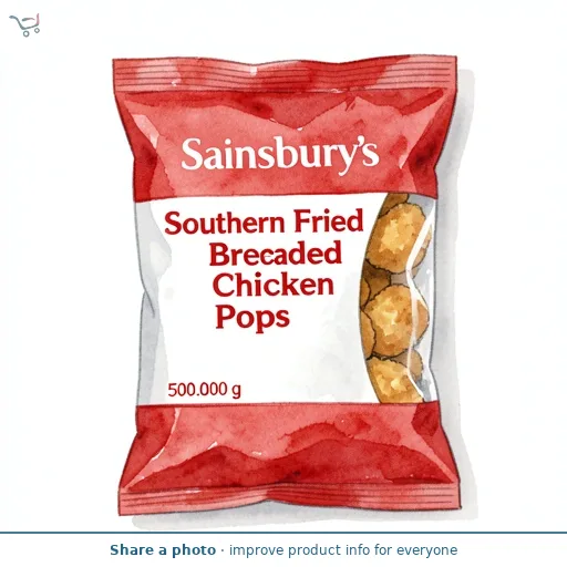 Sainsbury's Southern Fried Breaded Chicken Pops 500g
