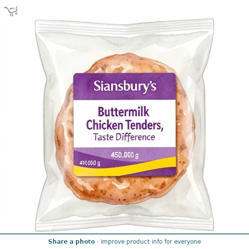 Sainsbury's Buttermilk Chicken Tenders, Taste the Difference 450g