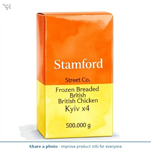 Stamford Street Co. Frozen Breaded British Chicken Kyiv x4 500g