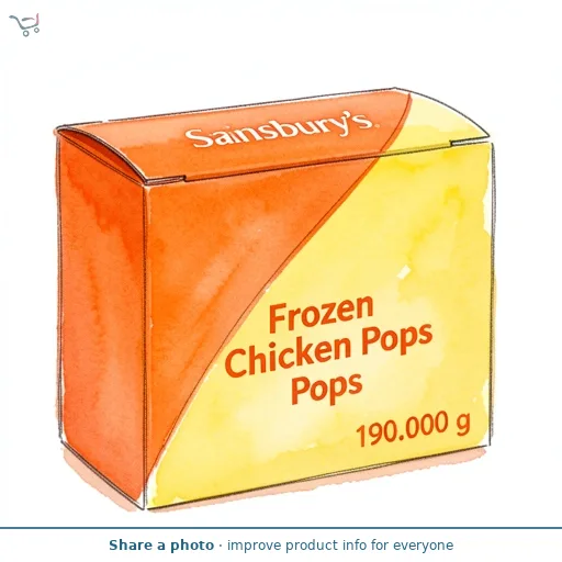 Sainsbury's Frozen Chicken Pops 190g