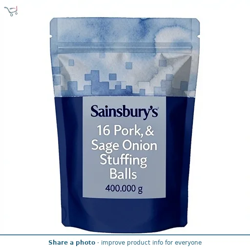 Sainsbury's 16 Pork, Sage & Onion Stuffing Balls 400g