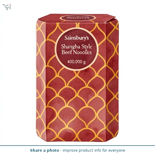 Sainsbury's Shanghai Style Beef Noodles 400g