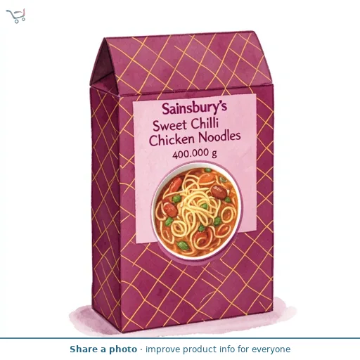 Sainsbury's Sweet Chilli Chicken Noodles 400g