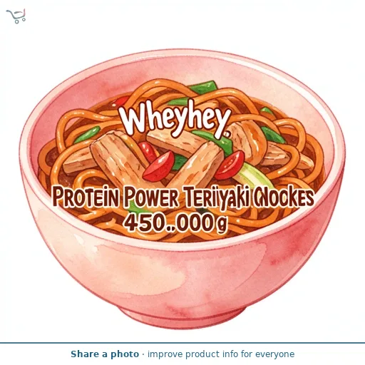 Wheyhey Protein Power Teriyaki Chicken Noodles 450g